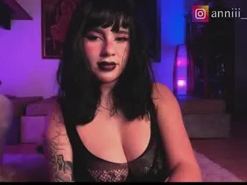 annie_snow_ —  hello, welcome my room guys!!! FAVORITE TIPS /16/66/166/666/999 - Goal is : tits job #cosplay #curvy #smoke #goth #bigass